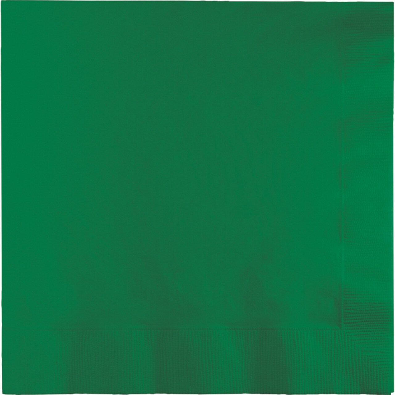 Party Central 2-Ply Disposable Luncheon Napkins - 6.25" - Emerald Green - Club Pack of 600